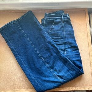 American Eagle Wide Leg Blue Jeans